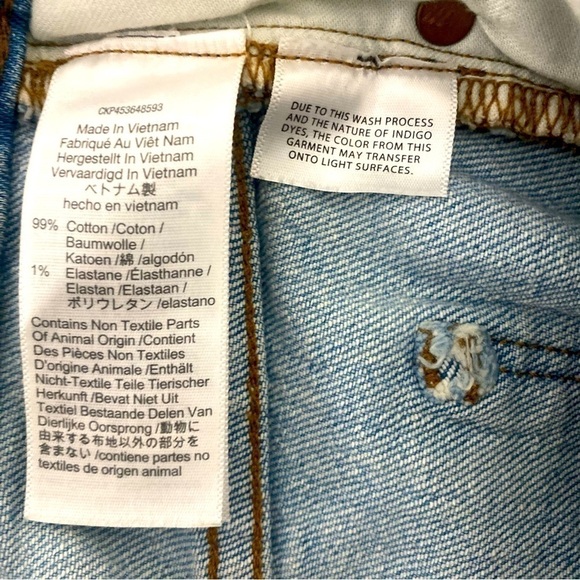 Madewell Jeans Size 26 The High Rise Slim Crop Boyjean Dumas Wash Ripped Edition - Picture 4 of 16